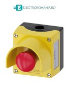 3SU1801-0NA00-2AC2 CUTIE PLASTIC GALBENA CU GULER DE PROTECTIE SI CIUPERCA OPRIRE DE URGENTA, 1 NC, SIEMENS, SIRIUS ACT