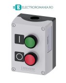 3SU1802-0AB00-2AB1 CUTIE PLASTIC DE COMANDA CU 2 BUTOANE VERDE SI ROSU CU REVENIRE 1NO 1NC, SIEMENS, SIRIUS ACT,