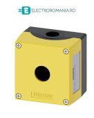 3SU1851-0AA00-0AA2 CUTIE GALBENA METALICA 1 POST, PENTRU BUTON URGENTA SIEMENS,