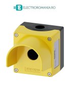 3SU1851-0AA00-0AC2 CUTIE GALBENA DIN PLASTIC CU GULER DE PROTECTIE, 1 POST, PENTRU BUTON URGENTA SIEMENS,