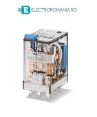 553382300040 releu intermediar 10A, 3 contacte, 11 pini, tensiune bobina 230v ac, Finder
