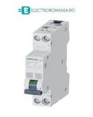 5SL6006-7MC SIGURANTA AUTOMATA MCCB CU RFID 6A, 1P+N INTR-UN MODUL, CURBA C, SIEMENS,