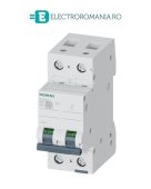 5SL6205-7 SIGURANTA AUTOMATA SIEMENS 0,5 A 2 POLI, 6KA CURBA C, 400V AC,