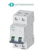 5SL6206-6 SIGURANTA AUTOMATA SIEMENS 6 A 2 POLI, 6KA CURBA B, 400V AC,