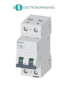 5SL6215-7 SIGURANTA AUTOMATA SIEMENS 1,6 A 2 POLI, 6KA, CURBA C, 400 V AC,
