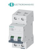 5SL6232-6 SIGURANTA AUTOMATA SIEMENS 32 A 2 POLI, 6KA, CURBA B, 400V AC,