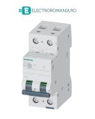 5SL6250-6 SIGURANTA AUTOMATA SIEMENS 50 A 2 POLI, 6KA, CURBA B, 400V AC,