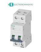 5SL6501-7 SIGURANTA AUTOMATA SIEMENS 1 POL+NUL 6 A 6KA, 2 MODULE CURBA C,