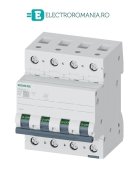 5SL6606-7 SIGURANTA AUTOMATA TRIPOLARA 6 A 3P + N, SIEMENS 6KA 400 V AC, CURBA C,