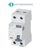 5SV3311-6 SIGURANTA AUTOMATA DIFERENTIALA 16A RCCB 2 POLI, TIP A, In 16 A, 30 mA, 230 V ac, SIEMENS