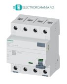 5SV3346-6 SIGURANTA AUTOMATA DIFERENTIALA 63A 3+N , RCCB TIP A, In 63 A, 30 mA, 400 V ac, SIEMENS