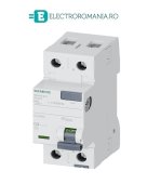 5SV3617-6 SIGURANTA AUTOMATA DIFERENTIALA 80A RCCB 2 POLI, TIP A, In 80 A, 300 mA, 230 V ac, SIEMENS