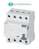 5SV3647-6 SIGURANTA AUTOMATA DIFERENTIALA 80A 3+N , RCCB TIP A, In 80 A, 300 mA, 400 V ac, SIEMENS