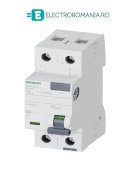 5SV4316-0 SIGURANTA AUTOMATA DIFERENTIALA 2 POLI, TIP AC, In 63 A, 30 mA, 230 V ac, SIEMENS