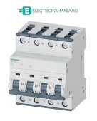5SY4480-7, Siguranta automata tetrapolara 80A, 4 Poli, 10kA, curba C, Siemens, uz industrial