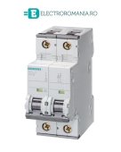5SY7220-7 SIGURANTA AUTOMATA SIEMENS 20A, 2 POLI, 230V 400 VAC, CAPACITATE RUPERE 15KA, CURBA DECLANSARE C,