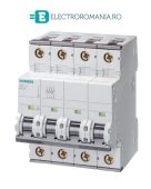 5SY7425-7 SIGURANTA AUTOMATA SIEMENS 25A 4 POLI 400 V AC, CURBA C, 15KA.