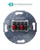 5TG2468-2 PRIZA AUDIO DUBLA STEREO 25VAC, 60VDC, SIEMENS DELTA LINE, PRIZA DUBLA DIFUZOR
