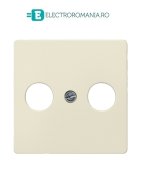 5TG2591 PLACA FRONTALA PRIZA RADIO-TV CULOARE CREM SIEMENS DELTA LINE 5TG2591, PLACA FRONTALA PRIZA RADIO-TV, CULOARE CREM