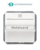 5TG4820 ECONOMIZOR CAMERA HOTEL CU CARTELA SI LED CULOARE ALB TITAN DELTA LINE