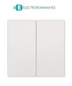 5TG6205 Clapeta Comutator, CLAPETA DUBLA PENTRU INTRERUPATOARE SIEMENS DELTA LINE, CULOARE ALB TITAN