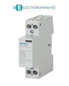 5TT5800-0 Contactor Modular SIEMENS MONTAJ PE SINA, 2NO 20A, tensiune BOBINA 230V ca,