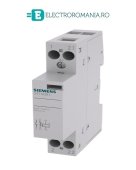 5TT5801-2 Contactor modular Siemens1NO+1NC 20A, tensiune bobina 24V ac, Montaj pe Sina,