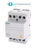 5TT5850-0 Contactor modular SIEMENS 63A 4NO, tensiune bobina 230V c.a. 63A, Montaj pe Sina,