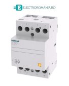 5TT5850-2 Contactor modular SIEMENS 63A 4NO, tensiune bobina 24V ac, Montaj pe Sina,