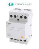 5TT5852-0 Contactor modular SIEMENS 63A 2NO+2NC, tensiune bobina 230V c.a. 63A, Montaj pe Sina,