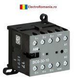 BC6-30-10-01 MINI CONTACTOR 12A 4KW BOBINA 24V DC, 1NO ABB COD GJL1213001R0101