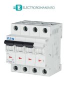 PL6-C50/3N, Siguranta automata trifazata tripolara 3P+N 50A, EATON curba c 6kA