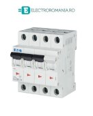 PL6-C63/3N, Siguranta automata trifazata tripolara 3P+N 63A, EATON curba c 6kA