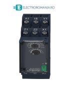 RE22R1MAMR, releu de timp modular Schneider, 24-240 V AC/DC sau 24 V DC, 1 C/O, 8A
