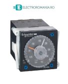 RE48ACV12MW, releu de timp analogic de tip on-delay Schneider, 24-240 V AC/DC (50/60Hz), 2 OC, 5A