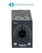 REXL4TMBD, releu de timp in miniatura de tip on-delay Schneider, 24 V DC, 4 C/O, 5A
