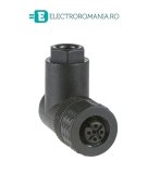 XZCC12FCP40B CONECTOR MUFA TELEMECANIQUE, M12 MAMA (4 pini), LA 90 GRADE, DOAR MUAFA, PG7