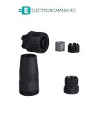 XZCC12FDP40B CONECTOR MUFA TELEMECANIQUE, M12 MAMA (4 pini), DREPT, DOAR MUAFA, PG7
