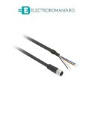 XZCP1141L5 CABLU CONECTARE CU MUFA TELEMECANIQUE, M12 MAMA (4 pini), DREPT, 5M