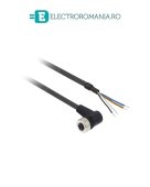 XZCP1241L2 CABLU CONECTARE CU MUFA TELEMECANIQUE, M12 MAMA (4 pini), LA 90 GRADE, 2M