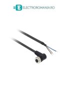 XZCP1340L5 CABLU CONECTARE CU MUFA TELEMECANIQUE, M12 MAMA (4 pini), LA 90 GRADE, LED PNP, 5M